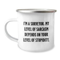 Load image into Gallery viewer, Funny Surveyor Gifts for Men, I&#39;m A Surveyor - Christmas Unique Camping Mug, Perfect for Surveyor Enthusiasts, Gifts from Friends to Surveyor - Image 1
