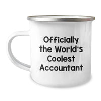 Load image into Gallery viewer, Gifts from Friends and Family for Accountants - Officially The World's Coolest Accountant Funny Camping Mug - Valentine's Unique Gifts - Image 1