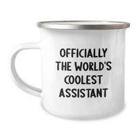 Load image into Gallery viewer, Funny Assistant Gifts for Men Friends and Family - Officially The World's Coolest Assistant Camping Mug - Birthday Unique Gifts from Friends - Image 1