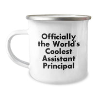 Load image into Gallery viewer, Funny Assistant Principal Gifts for Men, Officially The World's Coolest Assistant Principal Camping Mug, Birthday Unique Gift from Friends - Image 1