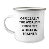 Load image into Gallery viewer, Funny Gifts from Friends for Men - Officially The World's Coolest Athletic Trainer Birthday Unique Mugs for Camping Enthusiasts - Image 1