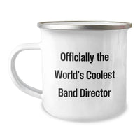 Load image into Gallery viewer, Funny Band Director Gifts for Men, Gifts from Men - Officially The World's Coolest Band Director, Camping Mug for Band - Image 1
