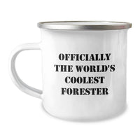 Load image into Gallery viewer, Gifts from Family to World's Coolest Forester Mom's Unique Camping Mug, Funny Quote, Forester Gifts for Mother's Day - Image 1