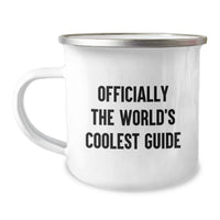 Load image into Gallery viewer, Funny Guide Camping Mug Gifts for Dad, Officially The World's Coolest Guide, Unique Father's Day Unique Gifts from Men - Image 1