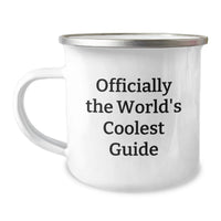 Load image into Gallery viewer, Unique Gifts for Guide Lovers, Funny 'Officially The World's Coolest Guide' Camping Mug, Perfect for Father's Day Unique Gifts for Dad, Friends, Family, and Coworkers - Image 1