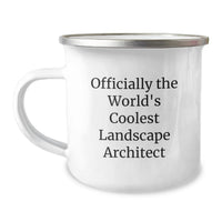Load image into Gallery viewer, Funny Landscape Architect Gifts - 'The World's Coolest' Camping Mug for Mom on Mother's Day from Family - Image 1