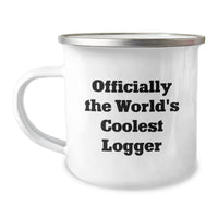 Load image into Gallery viewer, Funny Logger Gifts for Men - Love This World's Coolest Logger Camping Mug - Unique Valentine's Gift from Friends or Family - Image 1