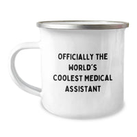 Load image into Gallery viewer, Funny Medical Assistant Gifts for Men - Officially The World's Coolest Medical Assistant Camping Mug, Birthday Unique Gifts from Friends, Family, Coworkers, Medical Assistant Appreciation - Image 1