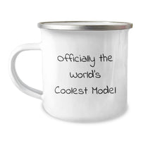 Load image into Gallery viewer, Funny Model Camping Mug Gifts from Friends for Model Enthusiasts Birthday Unique Gifts, Coolest Model Quote, Funny Camping Mug, Model Gifts for Men, Women, Friends, and Family - Image 1