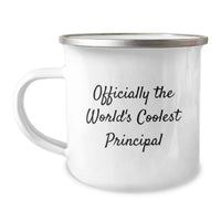 Load image into Gallery viewer, Funny Gift from Friends for the World's Coolest Principal - Principal Camping Mug - Image 1