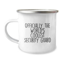 Load image into Gallery viewer, Funny Gifts for Security Guard - Mother's Day Unique Items - Camping Mug Officially The World's Coolest Security Guard Gifts from Men to Family - Image 1