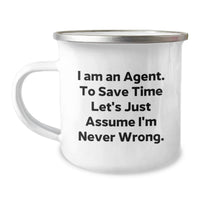 Load image into Gallery viewer, Funny Agent Gifts for Men - I Am An Agent - Valentine's Unique Campfire Mugs for Agent Lovers - Image 1