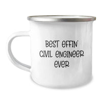 Load image into Gallery viewer, Funny Camping Mug for Civil Engineer Gifts from Men, Unique Valentine's Unique Gifts for Civil Engineer Friends and Coworkers - Image 1
