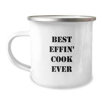Load image into Gallery viewer, Funny Cook Gifts for Him, Camping Mug Best Effin' Cook Ever Christmas Unique Presents from Friends - Image 1