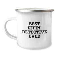 Load image into Gallery viewer, Best Effin' Detective Ever Funny Quote Gifts from Men to the Best Detective on Birthday Unique Gifts - Image 1