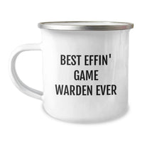 Load image into Gallery viewer, Funny Game Warden Gifts from Men, Best Effin' Camping Mug for Game Wardens, Mother's Day Unique Gifts - Image 1