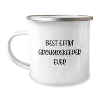 Load image into Gallery viewer, Funny groundskeeper Gifts for Men from Best Effin' groundskeeper Ever Lovers on Valentine's Camping Mugs - Image 1