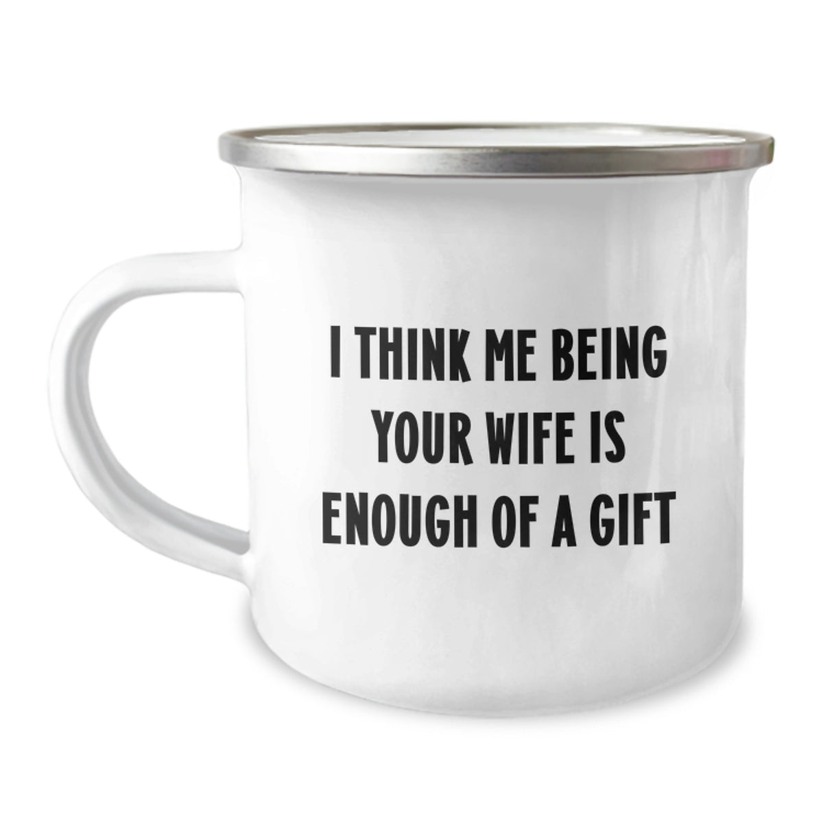 Funny Wife Camping Mug Gifts from Husband, Christmas Unique Wife Gifts for Wife, Wife Camping Mug Quote - Image 1