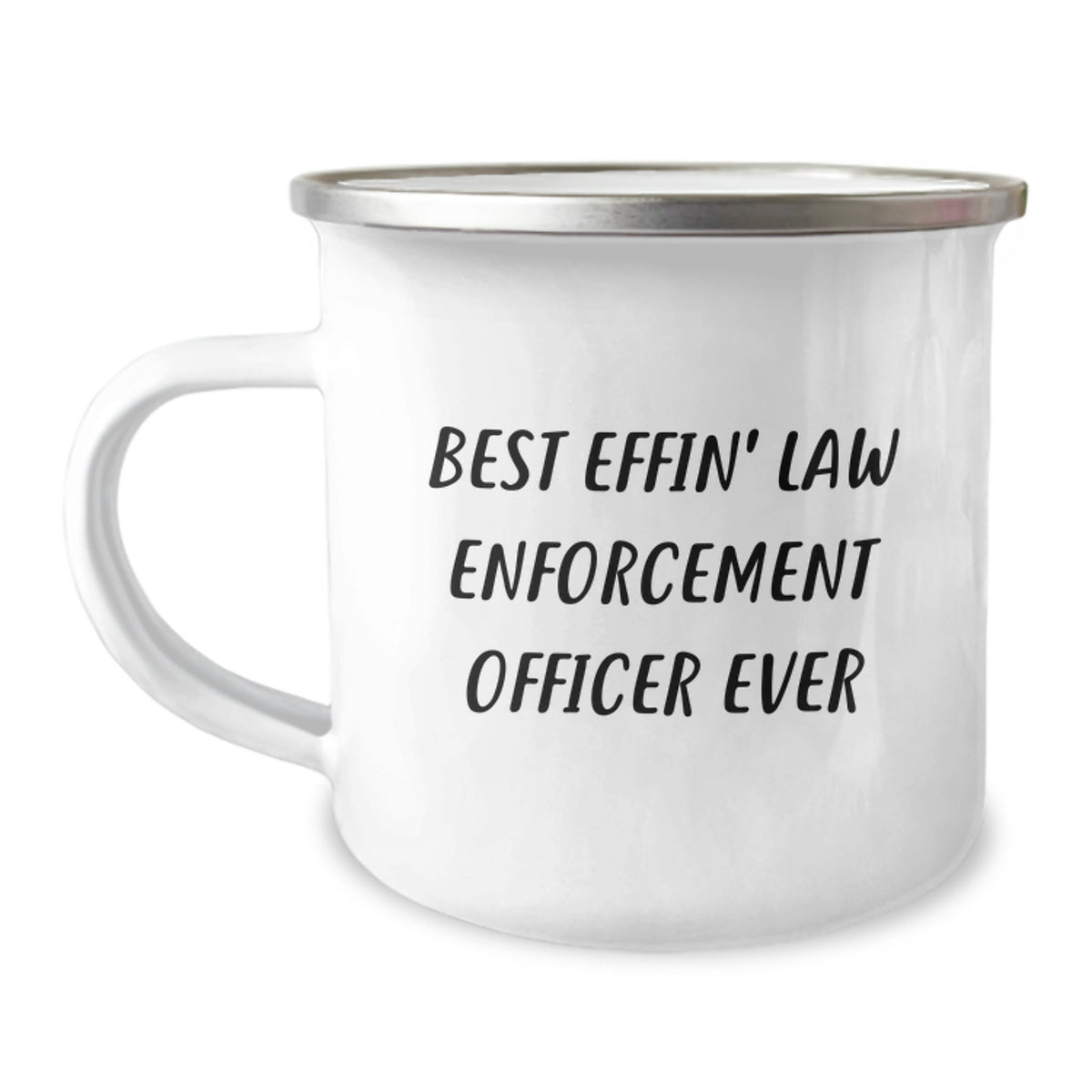 Funny Law Enforcement Officer Gifts from Men to Law Enforcement Officer Friends - Best Effin' Camping Mug for Christmas Unique Gifts - Image 1