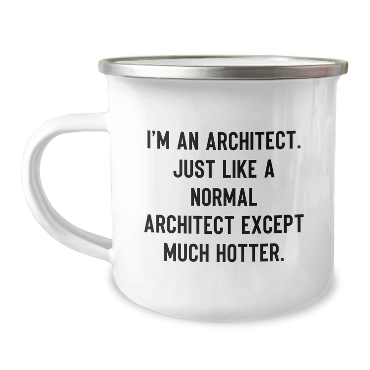 Architect Humor Mug Gifts from Friends for Men - Christmas Unique Gifts for Architects - Funny I'm An Architect Camping Mug - Image 1