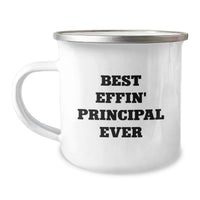Load image into Gallery viewer, Funny Principal Gifts from Men to Principal - Best Effin' Principal Ever Camping Mug for Mother's Day Unique Gifts - Image 1