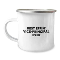 Load image into Gallery viewer, Funny Vice-principal Gifts for Men, Vice-principal Birthday Unique Gifts, Best Effin' Vice-principal Ever Camping Mug for Vice-principals - Image 1