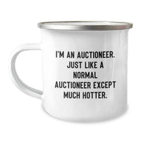 Load image into Gallery viewer, Auctioneer Gifts, Funny Quote, Camping Mug for Graduation, Gifts from Friends, Gifts for Auctioneer - Image 1
