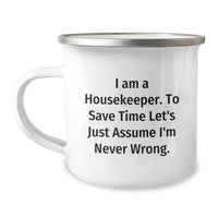 Load image into Gallery viewer, Funny Housekeeper Gifts from Friends - Camping Mug for Birthday Unique Gifts - Image 1