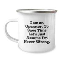Load image into Gallery viewer, Operator Camping Mug - Funny Gift for Operators - Mother's Day Unique Gifts from Friends - Image 1