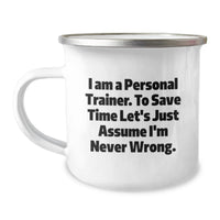 Load image into Gallery viewer, Funny Personal Trainer Gifts for Mom - Camping Mug for Personal Trainer Women - Personal Trainer Mom's Day Unique Gifts from Men - Image 1