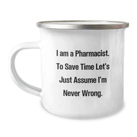 Load image into Gallery viewer, Funny Pharmacist Camping Mug Gifts from Family - Mother's Day Unique Gifts for Pharmacist Women - Image 1