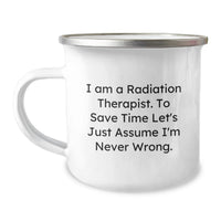 Load image into Gallery viewer, Radiation Therapist Camping Mug Gifts for Men Mother's Day Unique from Friends - Image 1