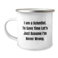 Load image into Gallery viewer, Gifts for Scientist Friends Funny Scientist Camping Mug Perfect for Mother's Day Unique Gifts from Friends to Family - Image 1