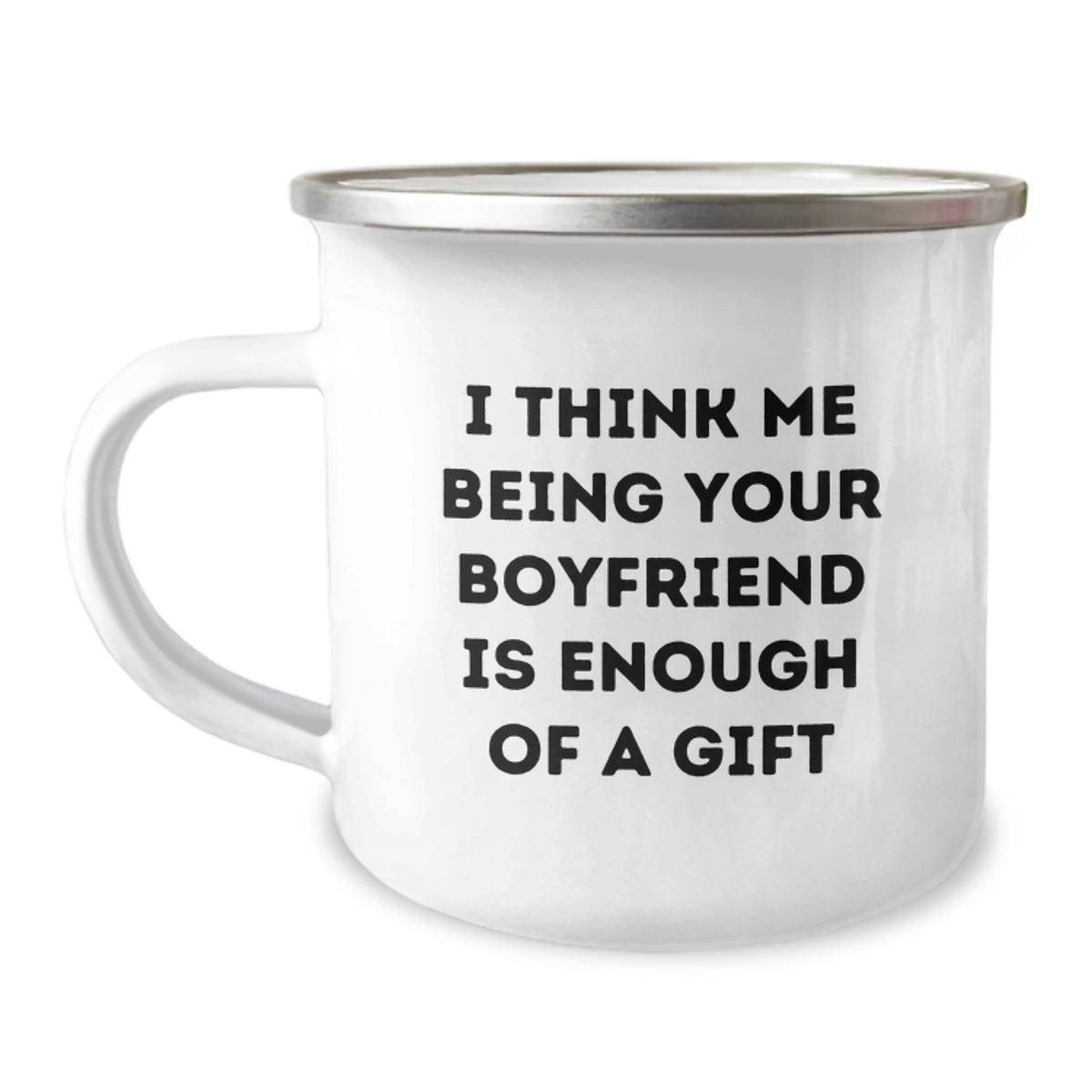 Sweetheart Gifts for Men Unique Camping Mug Funny Quote Enough Gift, Gifts from Friends, Gifts for Sweetheart Graduation - Image 1