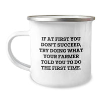 Load image into Gallery viewer, Funny Gifts from Farmers to Farmer Dad, Camping Mug for Father's Day, Inspirational Farmer Quotes - Image 1