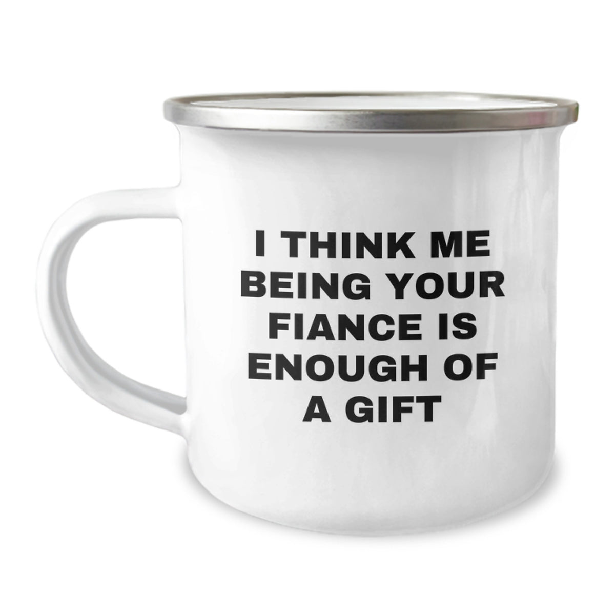 Funny Fiance Camping Mug Gifts from Men to Fiancee for Christmas Unique Gift Ideas - Image 1