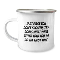 Load image into Gallery viewer, Funny Teller Quote Camping Mug Gifts from Dad for Father's Day Unique Men - Image 1