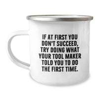 Load image into Gallery viewer, Funny Tool Maker Gifts from Dad - Camping Mug for Tool Maker Dad on Father's Day - Image 1