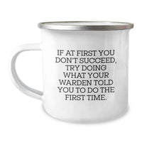 Load image into Gallery viewer, Funny Warden Gifts for Dad, Camping Mug with Inspirational Quote, Dad Jokes Father's Day Unique Gift for Men from Family - Image 1