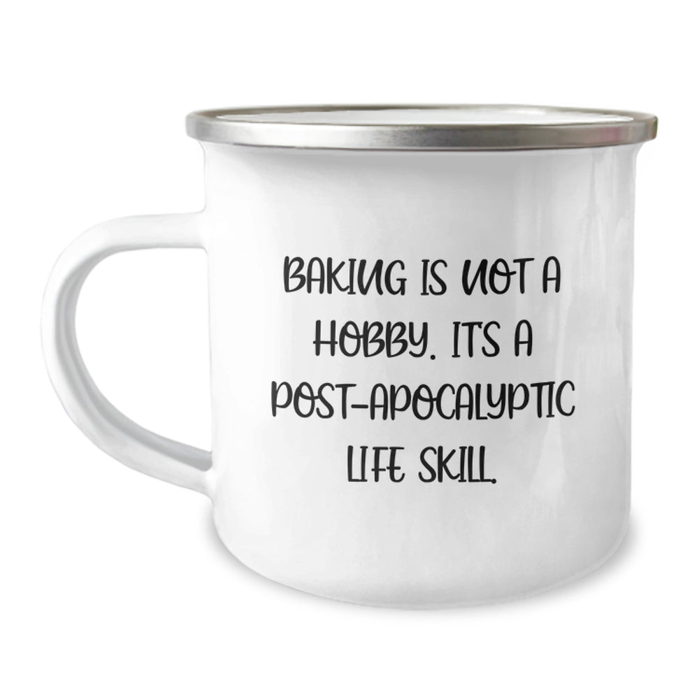 Baking Is Not A Hobby, Funny Camping Mug Gifts from Men to Baking Women This Christmas, Perfect for Baking Friends and Family - Image 1