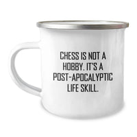 Load image into Gallery viewer, Funny Chess Gifts from Men for Graduation, Unique Camping Mug with Inspirational Quote, Perfect for Chess Lovers, Unique Gift for Friends and Family - Image 1