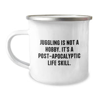 Load image into Gallery viewer, Funny Juggling Quotes Camping Mug Gifts from Men to Juggling Friends on Christmas - Image 1