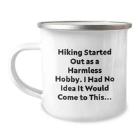 Load image into Gallery viewer, Hiking Gifts for Friends Funny Camping Mug Quote Birthday Surprise from Family - Image 1