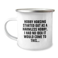 Load image into Gallery viewer, Funny Hobby Horsing Gifts for Men from Friends, Unique Christmas Unique Gifts for Hobby Horsing Enthusiasts, Camping Mug - Image 1
