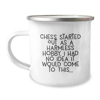 Load image into Gallery viewer, Birthday Gift Keepsake Camping Mug for Him – Chess Quote - Image 1
