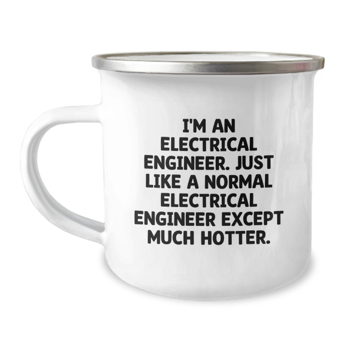 Funny Electrical Engineer Gifts - Camping Mug for Graduation, Gifts from Men to Electrical Engineer Friends, Gifts for Electrical Engineer - Image 1