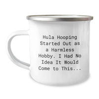 Load image into Gallery viewer, Funny Hula Hooping Party Camping Mug Gifts from Friends for Women Birthday - Image 1