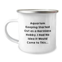 Load image into Gallery viewer, Aquarium Keeping Keepsake Camping Mug for Him Birthday Present Gift - Image 1