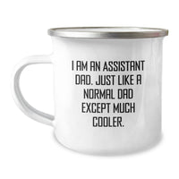 Load image into Gallery viewer, Funny Assistant Dad Gifts for Men - Camping Mug with I Am An Assistant Dad Quote, Christmas Unique Gifts from Family - Image 1
