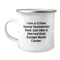 Load image into Gallery viewer, Gifts from Family for the Ultimate Crime Scene Technician Dad - Camping Mug, Funny Quote, Graduation Unique Gifts - Image 1